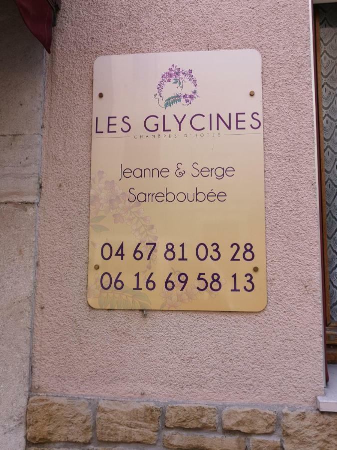Les Glycines Bed & Breakfast Льо Виган Екстериор снимка